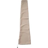 MCW Schutzhülle für Sonnenschirm bis 3m, Cover Abdeckhülle mit Kordelzug ~ creme