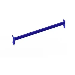 KR Trageschiene 1000mm für Aufsteckhalter kpl. RAL 5010