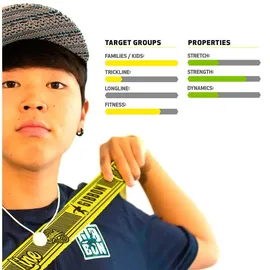 Gibbon Slacklines Classic Line X13 Slackline - Yellow - 15 m