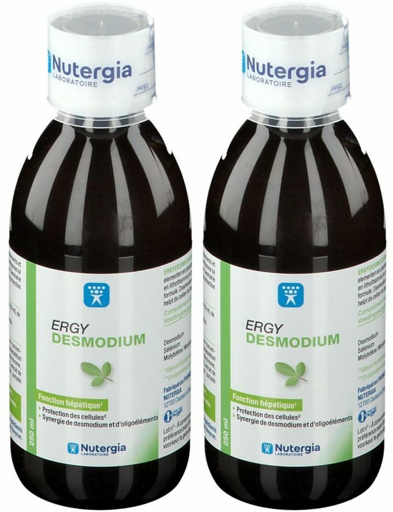 Laboratoire Nutergia ERGY DESMODIUM 2x250 ml solution(s)