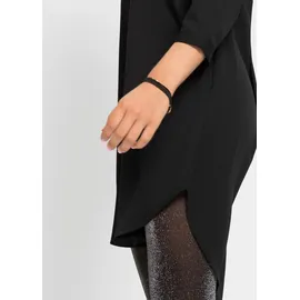 bonprix Blusenkleid Schwarz 52
