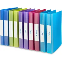 Rapesco DIN A4 25 mm Blau/Grün/Pink/Lila/Transparent 10 St.