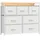 Songmics Kommode 98 x 85 x 28,5 cm Weiß
