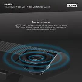 Digitus 4K All-In-One Video Bar Mini - Videokonferenz-System