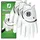 FootJoy WeatherSof 3-Pack, weiß/schwarz
