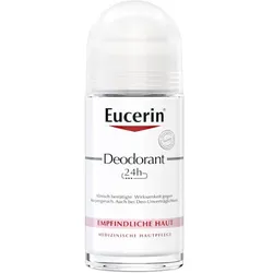 Eucerin Deodorant EMPFINDLICHE HAUT 24h RollOn  50 ml Flüssigkeit