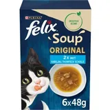 Felix Soup Geschmacksvielfalt aus dem Wasser 6 x 48 g