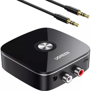 UGREEN 30445, Bluetooth, 3,5 mm, 10 m, Schwarz, 66,6 mm, 66,6 mm - Schwarz