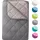 Wometo Microfaser Sommer Steppbett 135x200 grau & hellgrau / OEKO-TEX / kochfest 95° / Leichtsteppbett heiße Tage / ohne Bezug verwendbar