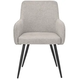 Set One by Musterring Armlehnstuhl Schwarz, Beige, Rundrohr, 61x85x64 cm, (2341003102)