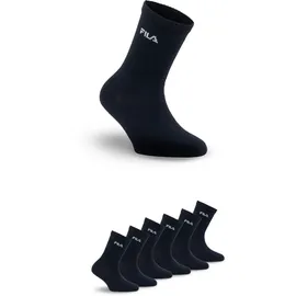 Fila Socken 6-Paar Schwarz 35-38
