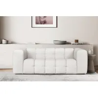 3-Sitzer LEGER HOME BY LENA GERCKE "TALISHA" Sofas Gr. B/H/T: 229cm x 75cm x 110cm, Chenille-Struktur, beige (creme) moderne Steppung, hoher Sitzkomfort