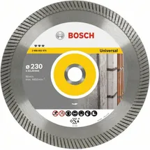 bosch professional zubehör Diamanttrennscheibe Best für Universal Turbo 230 mm