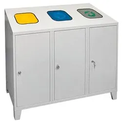 ADB Mülltrenner 3x 120,0 l lichtgrau