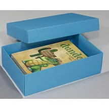 Buntbox L Geschenkboxen 3,6 l blau 26,6 x 17,2 x 7,8 cm, 2 St.