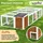 zooprinz Freigehege Comfort XL 218 x 46,5 x 100 cm Weiß