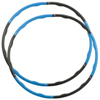 2er-Set Hula-Hoop-Reifen, Schaumstoff-Mantel, Massage-Noppen, 1,2 kg