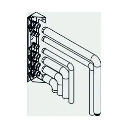 Viessmann Montagehilfe Aufputz nach links, 2 Heizkreise ZK06411