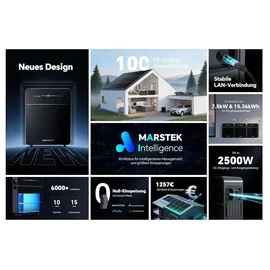 Marstek Venus E 5,12 kWh AC gekoppeltes Energiespeichersystem