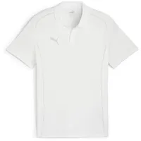 Puma teamFINAL Casuals Poloshirt Herren 04 white/silver XL