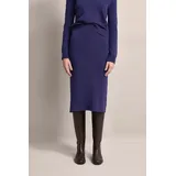 Bugatti Jerseyrock aus elastischer Viskose, blau