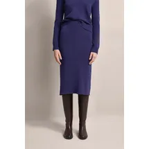 Bugatti Jerseyrock aus elastischer Viskose, blau