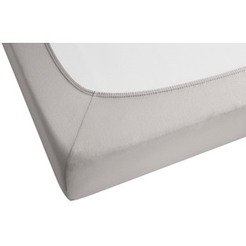biberna 0077144 Feinjersey 90 x 190 - 100 x 200 cm sturmgrau