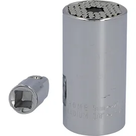 CARTREND Universal Stecknuss 9-27 mm mit Adapter