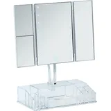 Wenko Fanano 24095100 Standspiegel LED mit Organizer