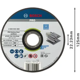 Bosch Trennscheibe gerade 125 mm