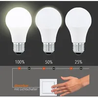 EGLO LED-Lampe A60 Standard 9W/830 806 lumen matt 3-step