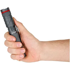 Stier LED-Taschenlampe 300 Lumen mit wiederaufladbarem Akku und UV-Licht