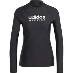 ADIDAS Damen Hemd Rashguard, BLACK, XS