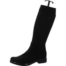 CAPRICE Damen Hohe Stiefel ohne Absatz Kniehoch Vegan, Schwarz | Gr. 38,5