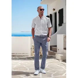 John Devin Kurzarmhemd Regular Fit Grau L