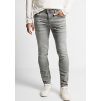 STREET ONE Slim-fit-Jeans, in grauer Waschung, Gr. 30 - Länge 34, mid grey, , 89934843-30 Länge 34