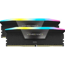 Corsair Vengeance RGB DDR5 32GB DDR5-6200, CL36 Intel XMP 3.0 Desktop-Arbeitsspeicher – Schwarz