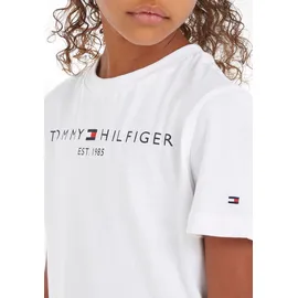 Tommy Hilfiger T-Shirt Essential Tee Rundhalsausschnitt, Weiß (White), 6 Jahre