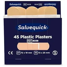 CEDERROTH Salvequick wasserabweisende Kunststoffpflaster,