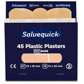 CEDERROTH Salvequick wasserabweisende Kunststoffpflaster,