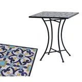 Mosaik Tisch Mosaiktisch Gartentisch Outdoortisch Bistrotisch Garten 61x61xH70cm