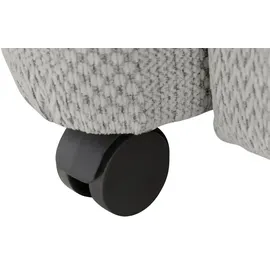 Polstermöbel Oelsa Fernsehsessel Sarah Flachgewebe 91 x 103 x 97 cm Grau elektrisch