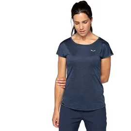 Salewa Puez Melange Dry Trainingsshirt Navy Blazer Melange 36