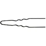 Comair Haarnadeln dick 50 Stück, Schwarz, 45x1,20mm