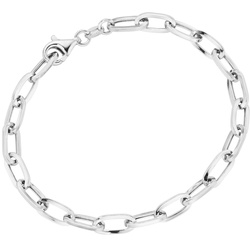 Smart Jewel Armband Glieder oval, Silber 925 Damen 