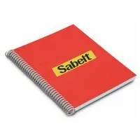 SABELT Papierscheren Schein Notizblock Rot