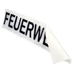 Klettschild, retroreflektierend, 500 x 100mm, Aufdruck UNFALL
