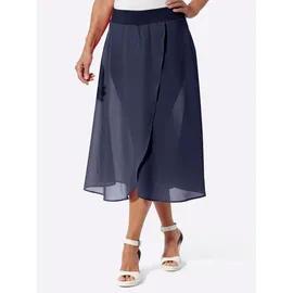 Sieh an! A-Linien-Rock mit Hose Blau 44