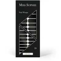 Miss Sophie Black Velvet Nageldesign Schwarz