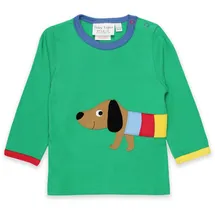 Toby Tiger Langarmshirt mit Dackel-Applikation 1 St